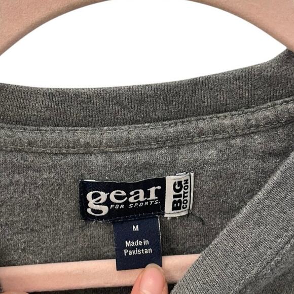 Gear For Sports Colorado State University Rams Grey Big Cotton Crewneck Hoodie - Picture 7 of 7